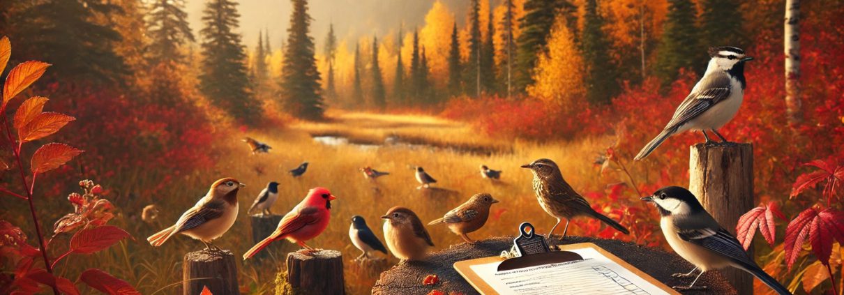 AI generated birds around a voting clipboard!