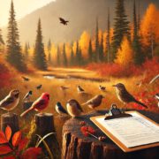 AI generated birds around a voting clipboard!