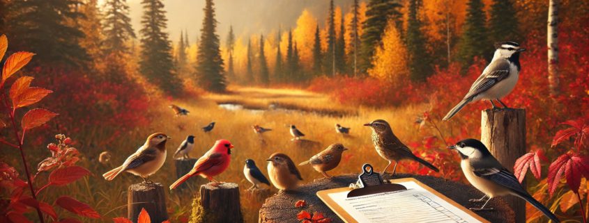 AI generated birds around a voting clipboard!